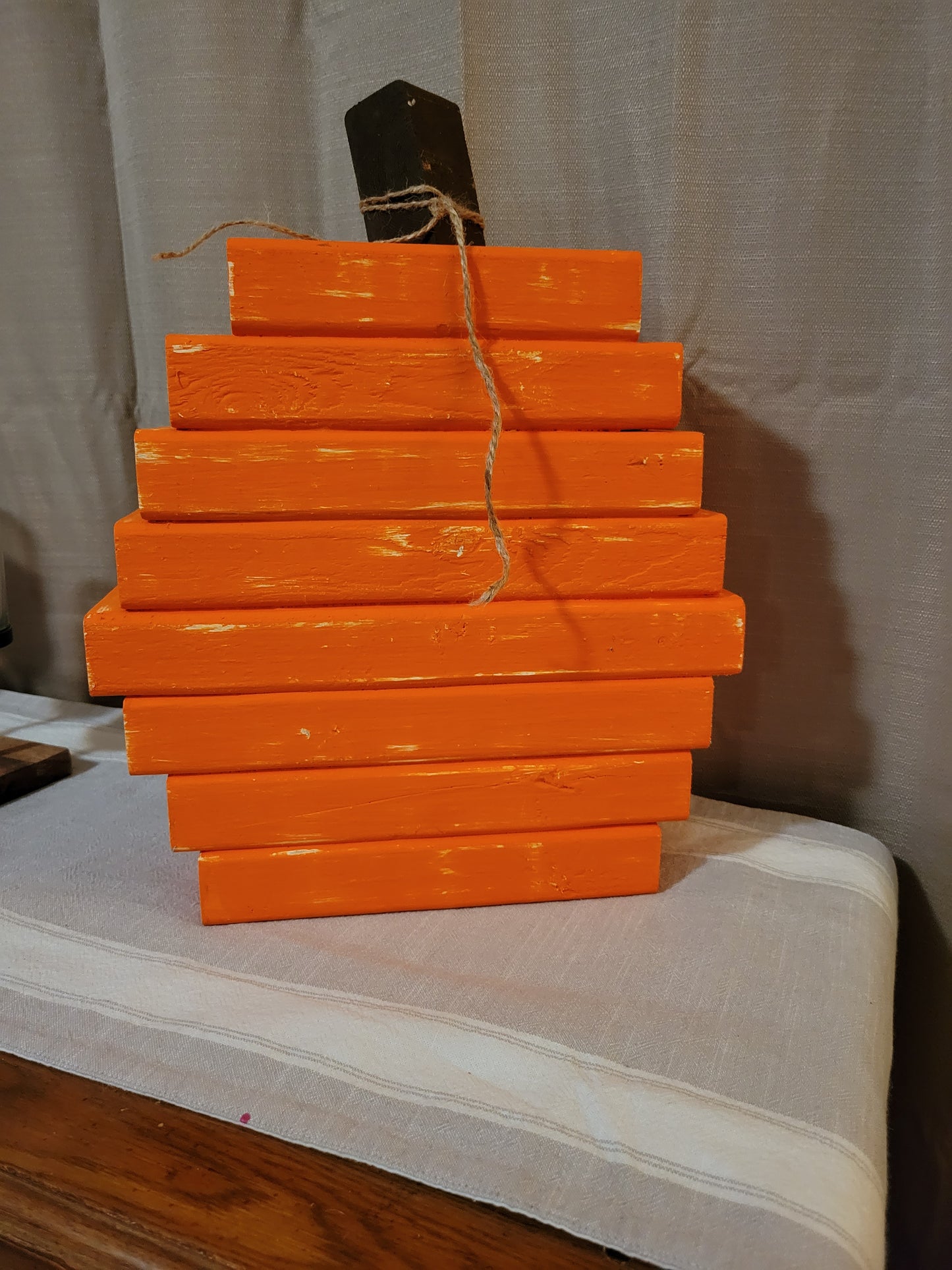 Large Handcrafted Pumpkin 2x4