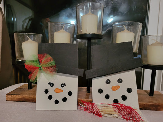 Mr. & Mrs. Snowman Set