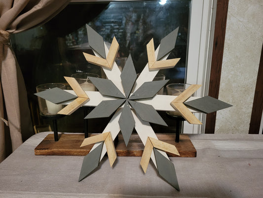 Wooden Snowflake - 16 inch