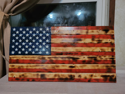 9"x17.5" American Flag